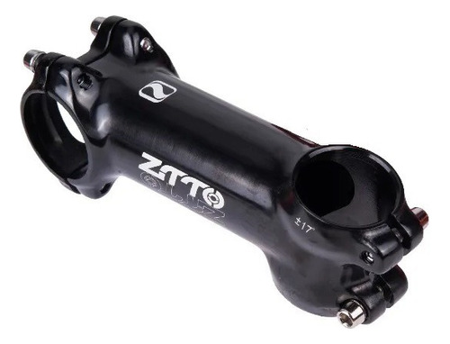 Stem Ztto Bicicleta -17° X 90mm. Para Manubrio 31,8 Negro Largo 90 Cm