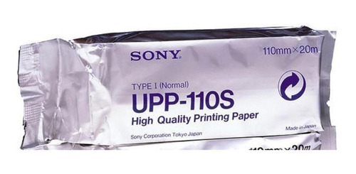 Papel Termico Sony Upp-110s X10 Rollos Facturado