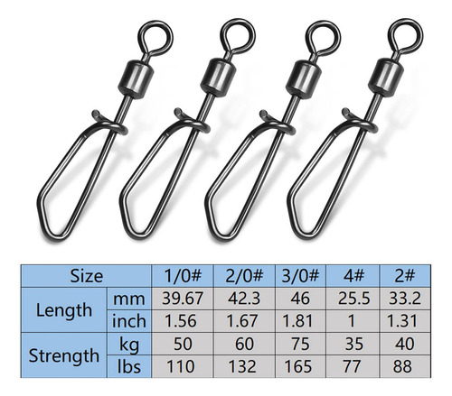 Fishing Lure Quick Clips, Flexibles Y Resistentes, Broches D