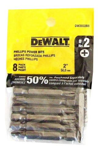 Puntas Punteros Ph2 Dewalt 8 Unid Ph Ventas