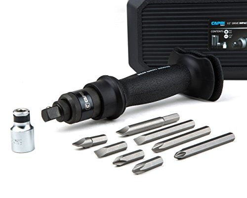 Capri Tools Premium Impact Driver Set, Manual Reversible, Pa