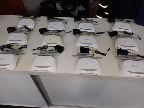 Lote Com 10 Roteadores Tp-link Wr840n Testados Com Fonte. (Usado)