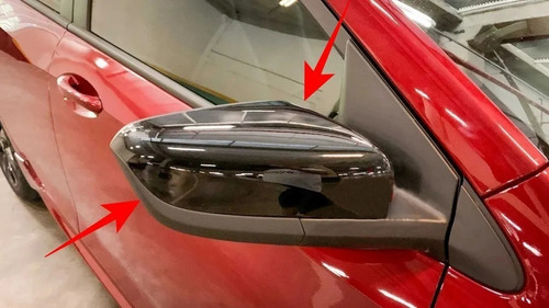 Aplique Para O Retrovisor Onix Turbo 2020 2022 2025 Black
