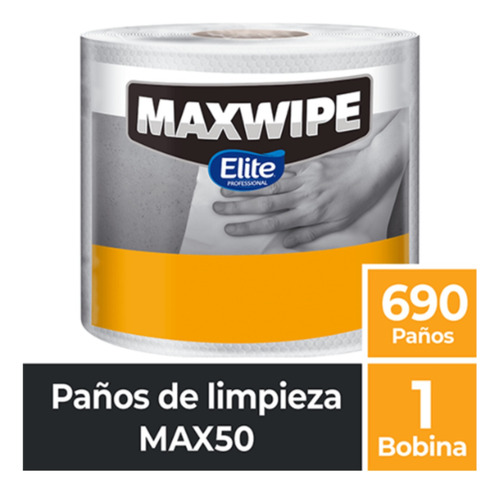 Paño De Limpieza Maxwipe Elite, Max50, 690 Paños