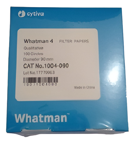 Papel Filtro Cualitativo Grado 4 De 90 Mm. C/100 Pza.whatman