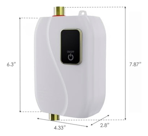 Calentador Agua Sin Tanque Debajo Del Fregadero, 3000w 110v