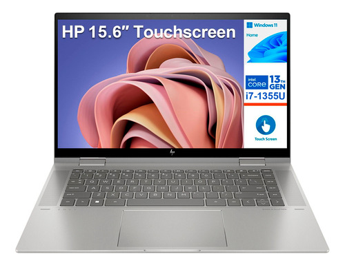 Notebook Hp Envy X360 15.6 Touch I7 13va 16gb 512gb Ssd Win Color Plateado