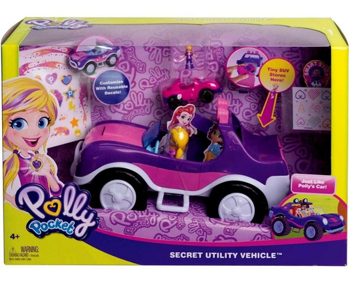 Brinquedo Veículo Carro Boneca Menina Polly Pocket Original