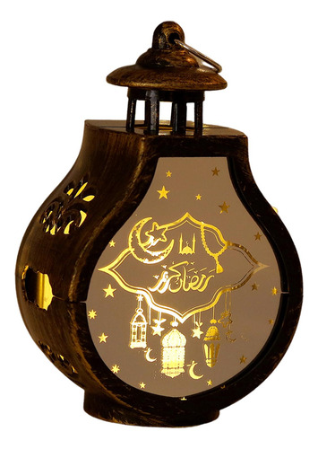 Linterna Led De Ramadán, Farol Colgante Decorativo, Bronce