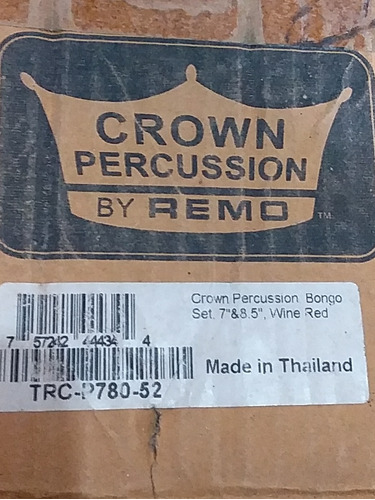 Bongo  Crown Percusión  By Remo. 