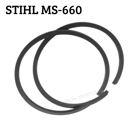 Juego De Anillos Para Motosierras Sthil Ms 660 De Pistón 