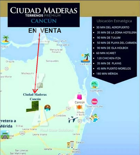 Terrenos De Inversión En Pre Venta Desde 112 M2 En Lázaro Cárdenas, Cancún