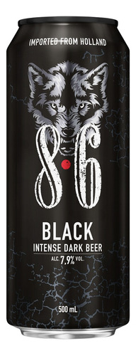 Cerveza Bavaria 8.6 Black 500 Ml. Holanda