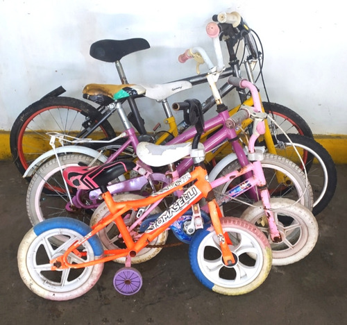 Lote Bicicletas Infantiles Chico Niña Leer No Envio