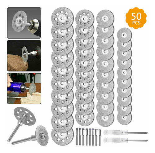 Conjunto De 50 Peças De Rodas De Corte De Diamante Para Ferr