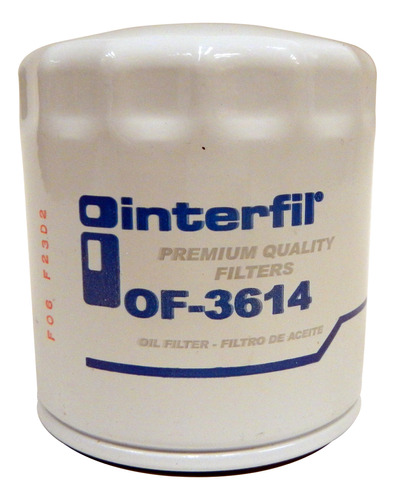 Filtro Aceite Interfil Para Geo Metro 1.3l 1992-1997