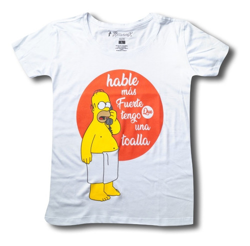 Camiseta Homero - Los Simpson - Mujer 