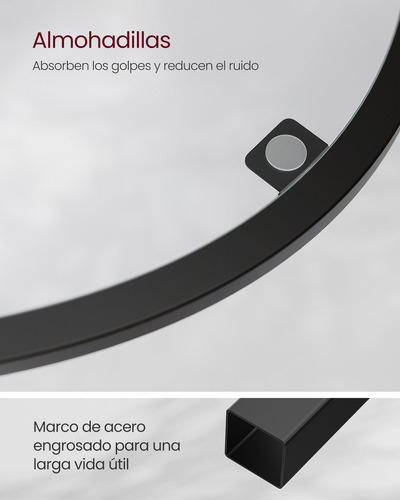 Estantería De Esquina Librero Vasagle Con 5 Niveles Organiza Color Negro