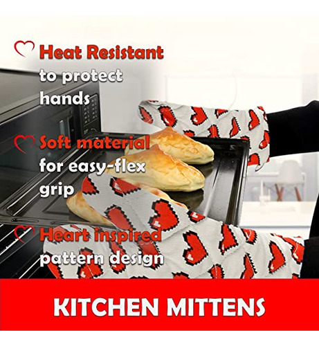 Manoplas De Horno Resistentes Al Calor - Guantes De Cocina A