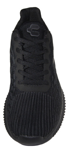 Tenis Deportivo Hombre Textil Negro Charly Walking Relax