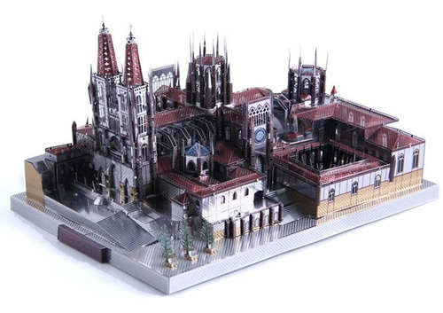 Rompecabezas De Metal 3d Famous Architecture Assemble Model 