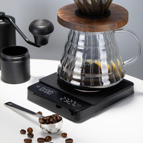 Báscula De Café Digital Con Temporizador Báscula