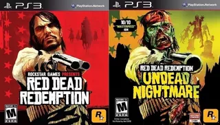 Red Dead Redemption + Undead Nightmare + Xtras ~ Ps3 Digital