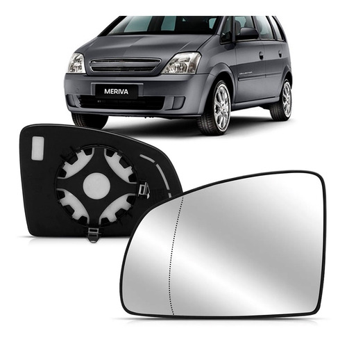 Lente Retrovisor Meriva 2003 A 2012 Térmico Modelo Original