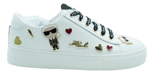 Tenis Karl Lagerfeld Cate Pins - Lace Up Nuevos Originales