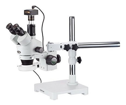 Amscope 3.5x-90x Trinocular Led Boom Stand Estereo Microscop