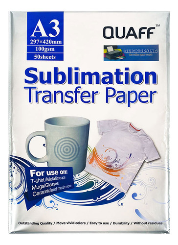 Papel De Sublimación Para Impresoras De Inyección De Tinta,