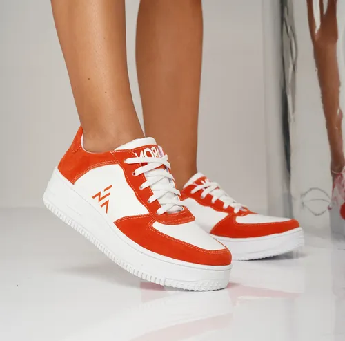 Zapatillas naranjas mujer sale