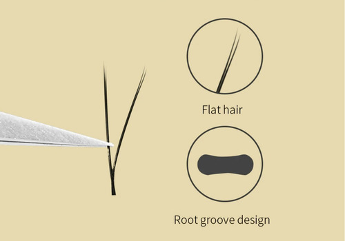Extensiones De Pestañas Glamm Curvatura V Flat Ellipse