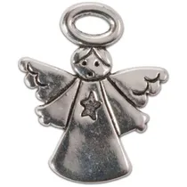 Comprar 30 Dijes Angelitos Metal Bautismo Comunion-souvenirs-