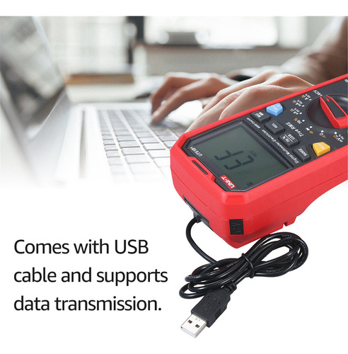 Uni-t Ut61e+ Multímetro Automático Com Bolsa