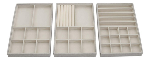 Household Essentials Bandeja Organizadora De Joyas Apilable 