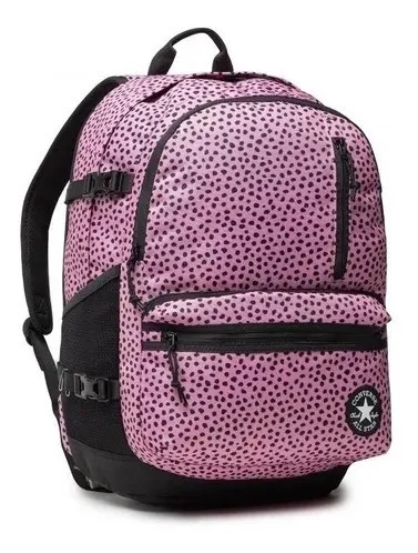 Mochila Converse Print Fondo Lunares Negros