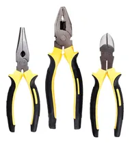 Comprar Kit Jogo 3 Alicates Universal Bico Meia-cana Corte Diagonal