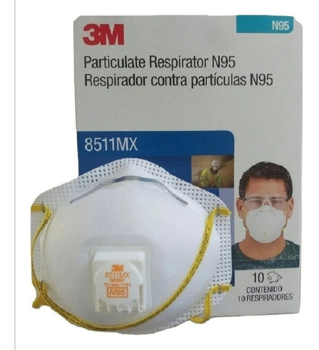 Cubrebocas 3m N95 8511 Niosh