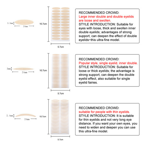 Herramienta Para Ojos Grandes Para Párpados Caídos En Forma