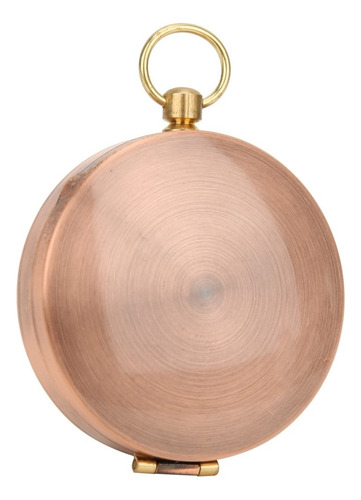 Portátil Vintage Retro Metal Cobre Flip Cubierta