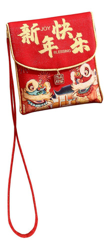 Ano Novo Chinês Envelope Vermelho Festival Da Com Cordão