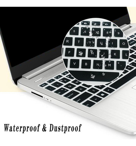Protector De Teclado Hp Ultrafino De Silicona Suave,
