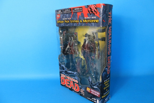 Officer Rick Grimes & Michonne The Walking Dead Mcfarlane (Usado)