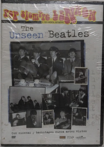 Por Siempre Lenon  The Useen Beatles Dvd 