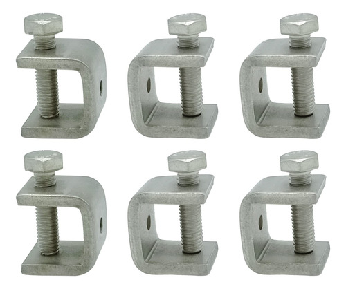 Abrazaderas C De Acero Inoxidable 304 (6-pack) - Uso Domstic
