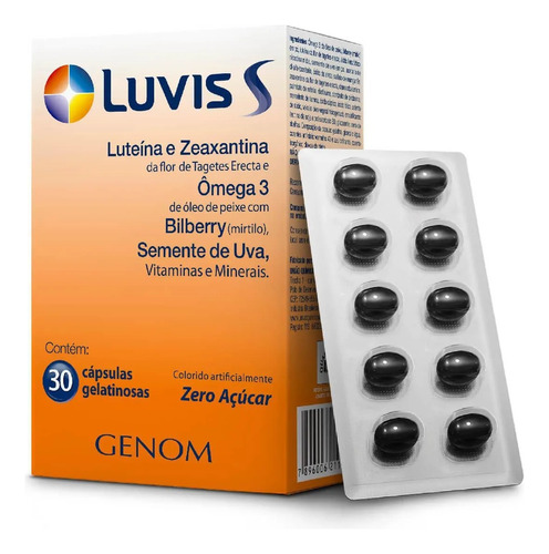 Luvis S Com 60 Cápsulas Moles União Química