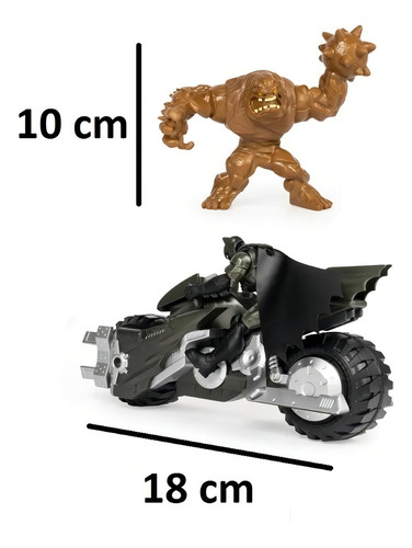Figura Batman Batimoto Batman Vs Clayface Original Oficial