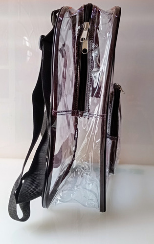 Mochila Transparente Blanco Liso