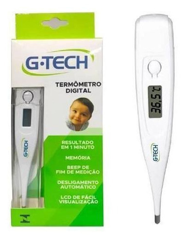 Termômetro digital G-tech Th1027 branco